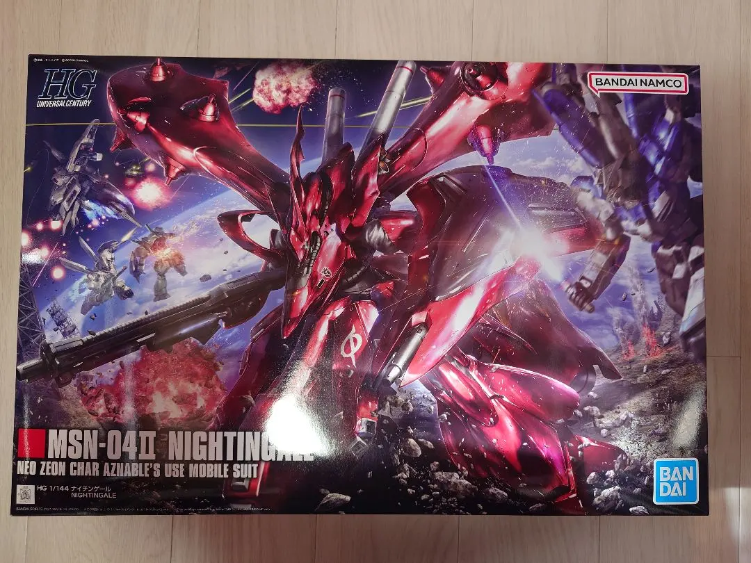 2026年最新】HG 1/144 MSN-04Ⅱ ナイチンゲール [クリアカラー]の人気