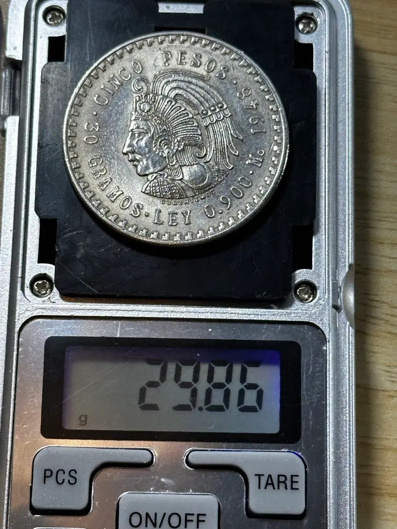 2026年最新】1948年 メキシコ 5ペソ 銀貨の人気アイテム - メルカリ