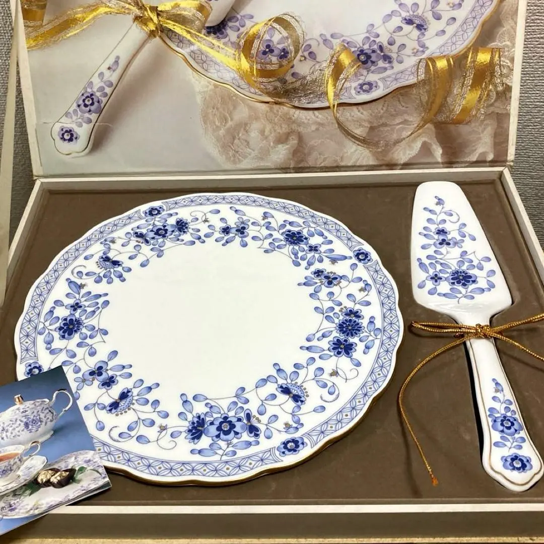 ナルミ5客＋ケーキサーバー付き大皿セットミラノ⭐︎コペンハーゲン