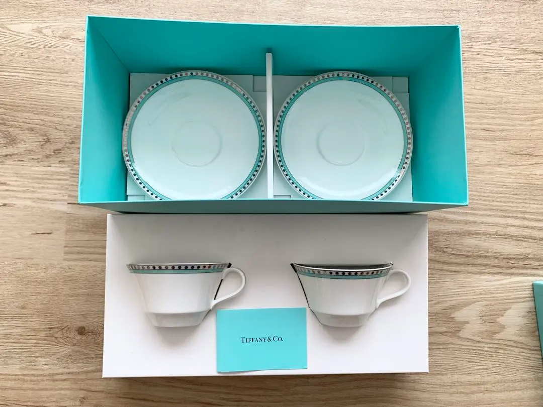 2026年最新】ティファニー プラチナブルーバンド プレート4枚セットの