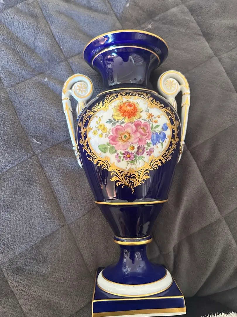 2026年最新】マイセン コバルト 花瓶の人気アイテム - メルカリ