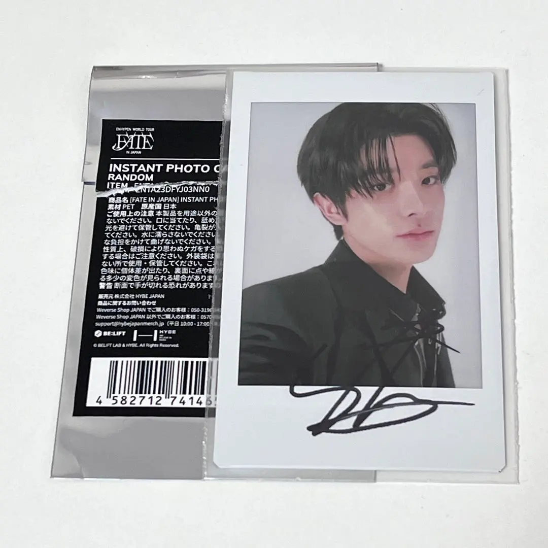 enhypen インスタントフォトポラロイド直筆サイン