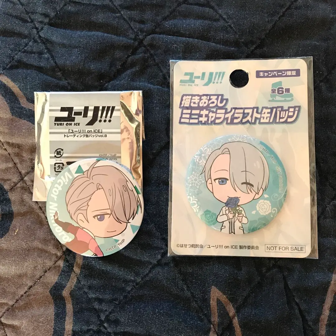 2026年最新】ユーリ on ICE 原画缶バッジ ヴィクトルの人気アイテム