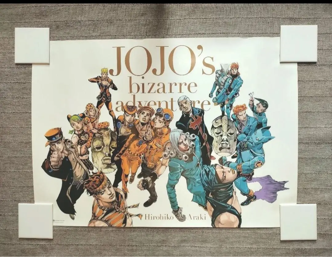 2026年最新】荒木飛呂彦原画展 ジョジョ展 B2ポスター 第5部 ジョジョ