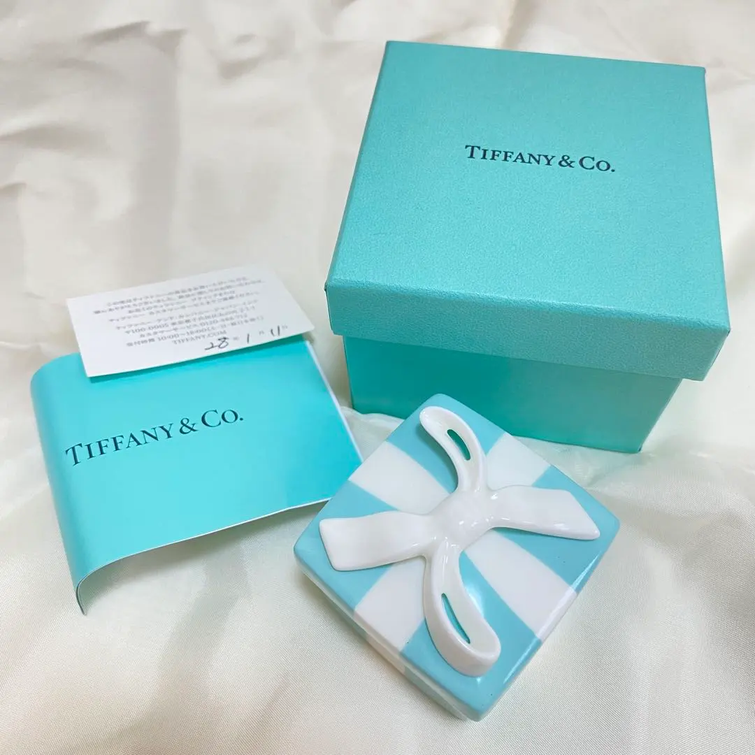 2026年最新】ティファニー 小物入れ ミニブルーボウボックス 陶器の