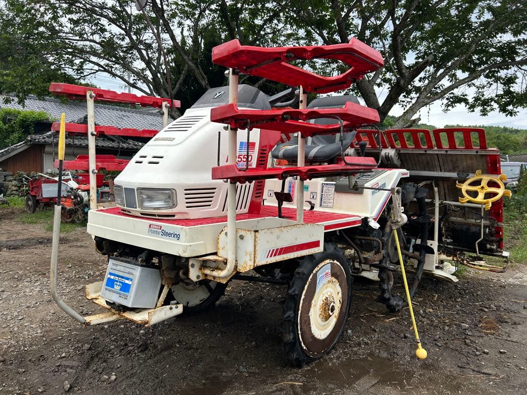 宮崎　ヤンマー 5条　セル付き　田植機 RR550 9.8馬力 田植え機　動画有