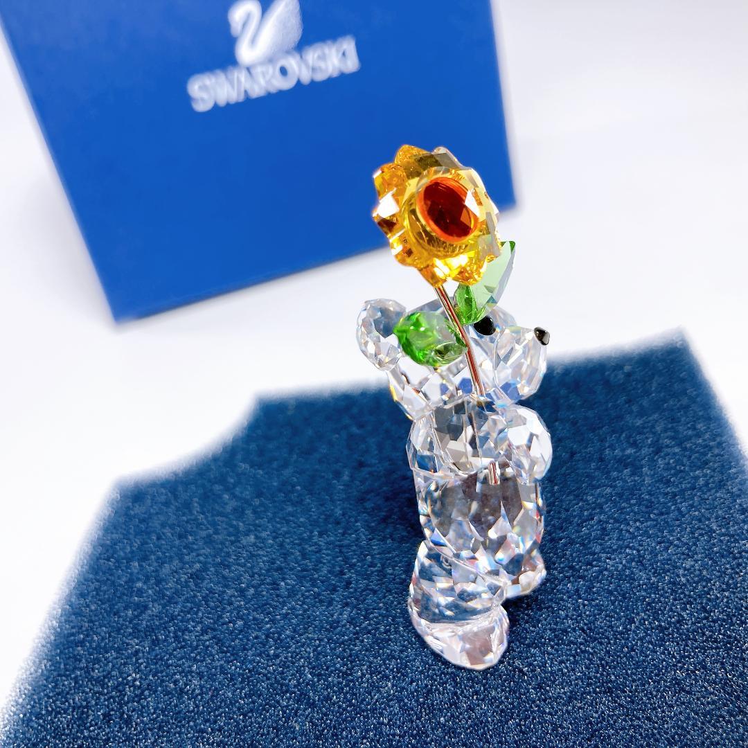 スワロフスキー クリスベア ひまわり 置物 くま ベア |4107| - メルカリ