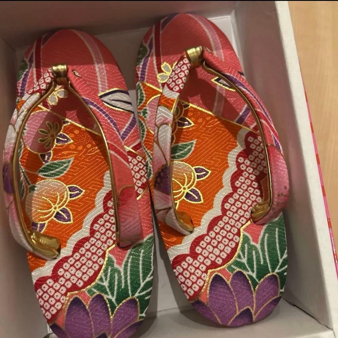 【未使用品】七五三 子供用 花柄 ピンク系 セット　３歳