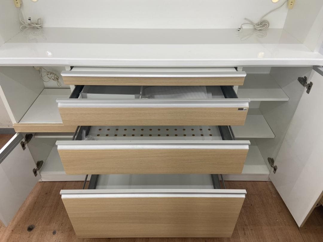 【福岡市限定】レンジボード 松田家具1 700 バリエレンジ(A)ノーブルオーク