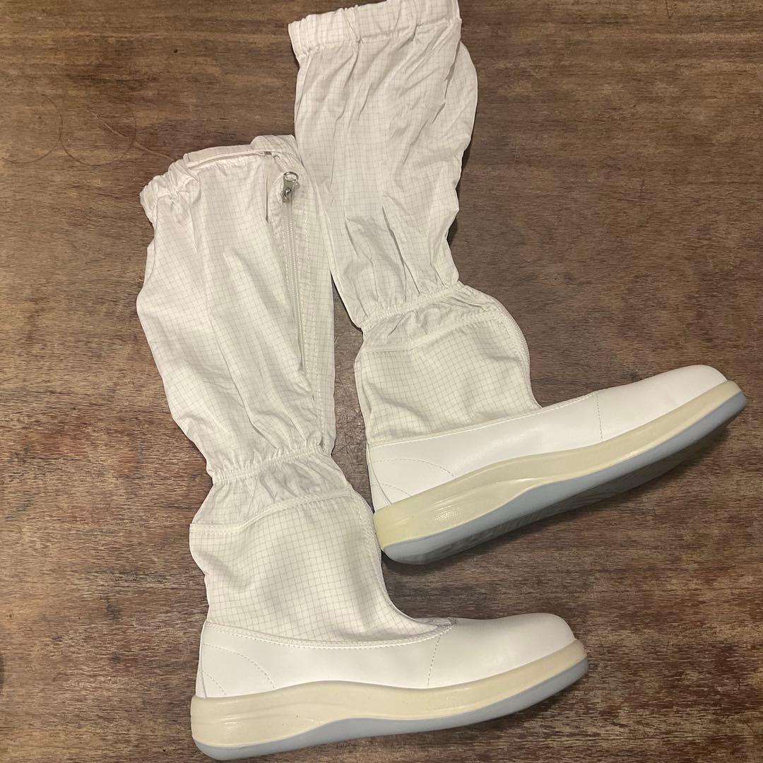 未使用級！ミドリ安全 静電安全靴 クリーンルーム SCR1200 25.5cm