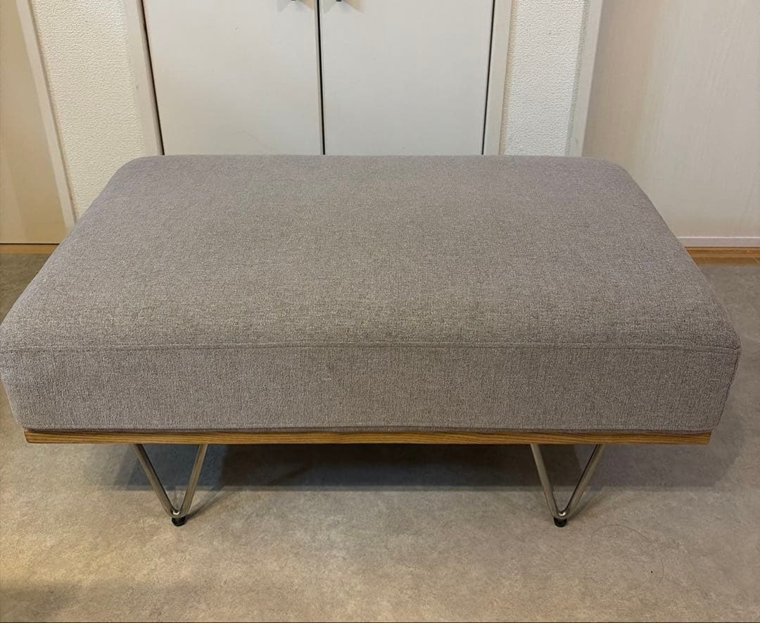 クラッシュゲート イット オットマン ライトグレー