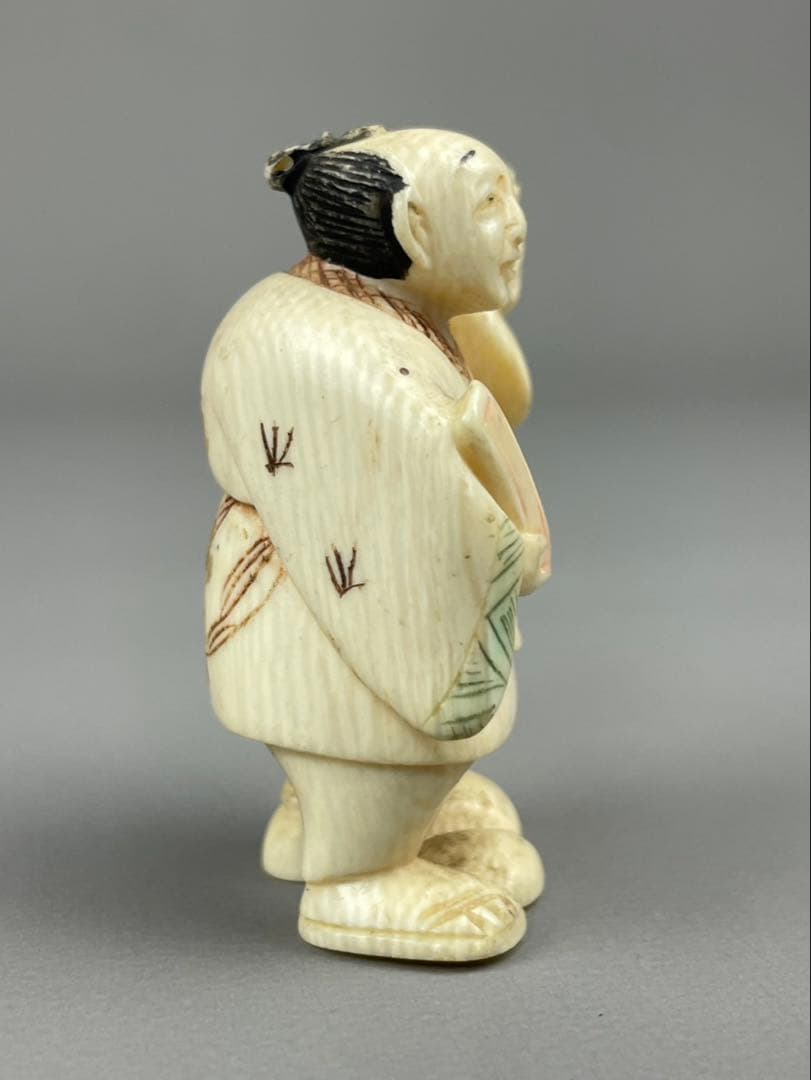 時代根付 天然素材 細密彫刻