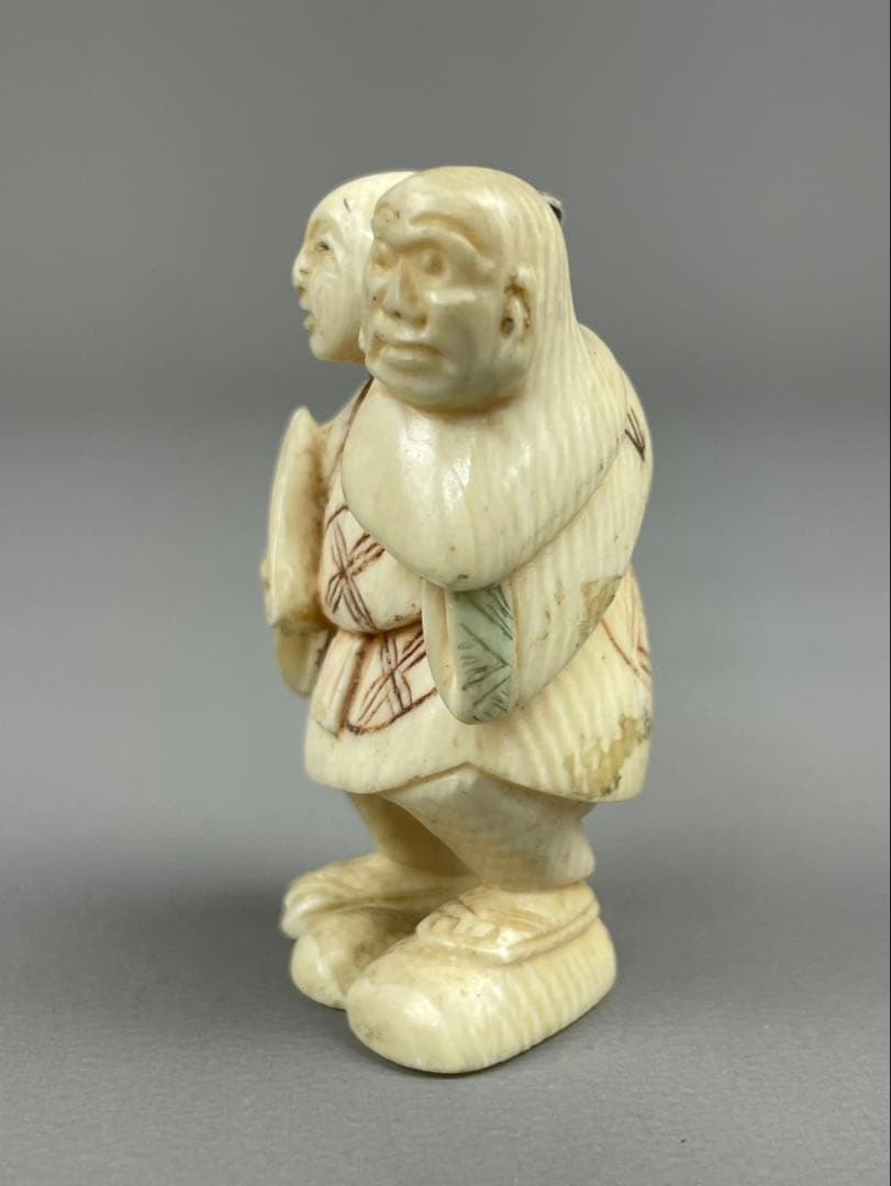 時代根付 天然素材 細密彫刻