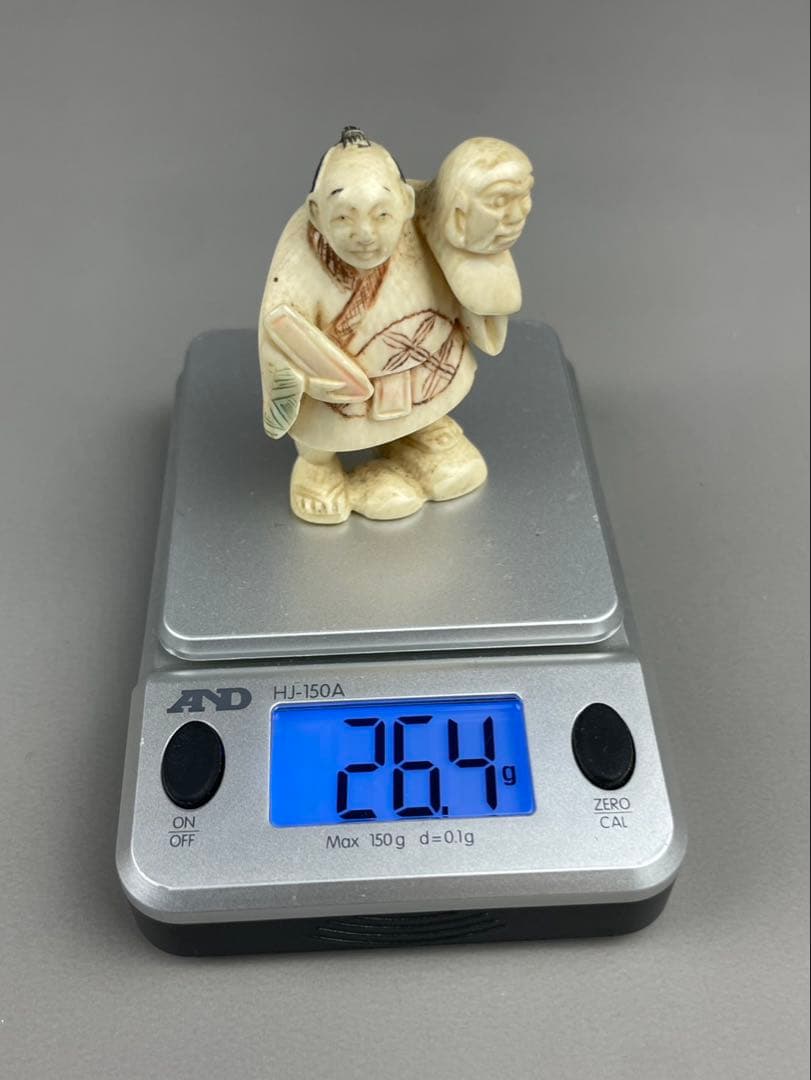 時代根付 天然素材 細密彫刻