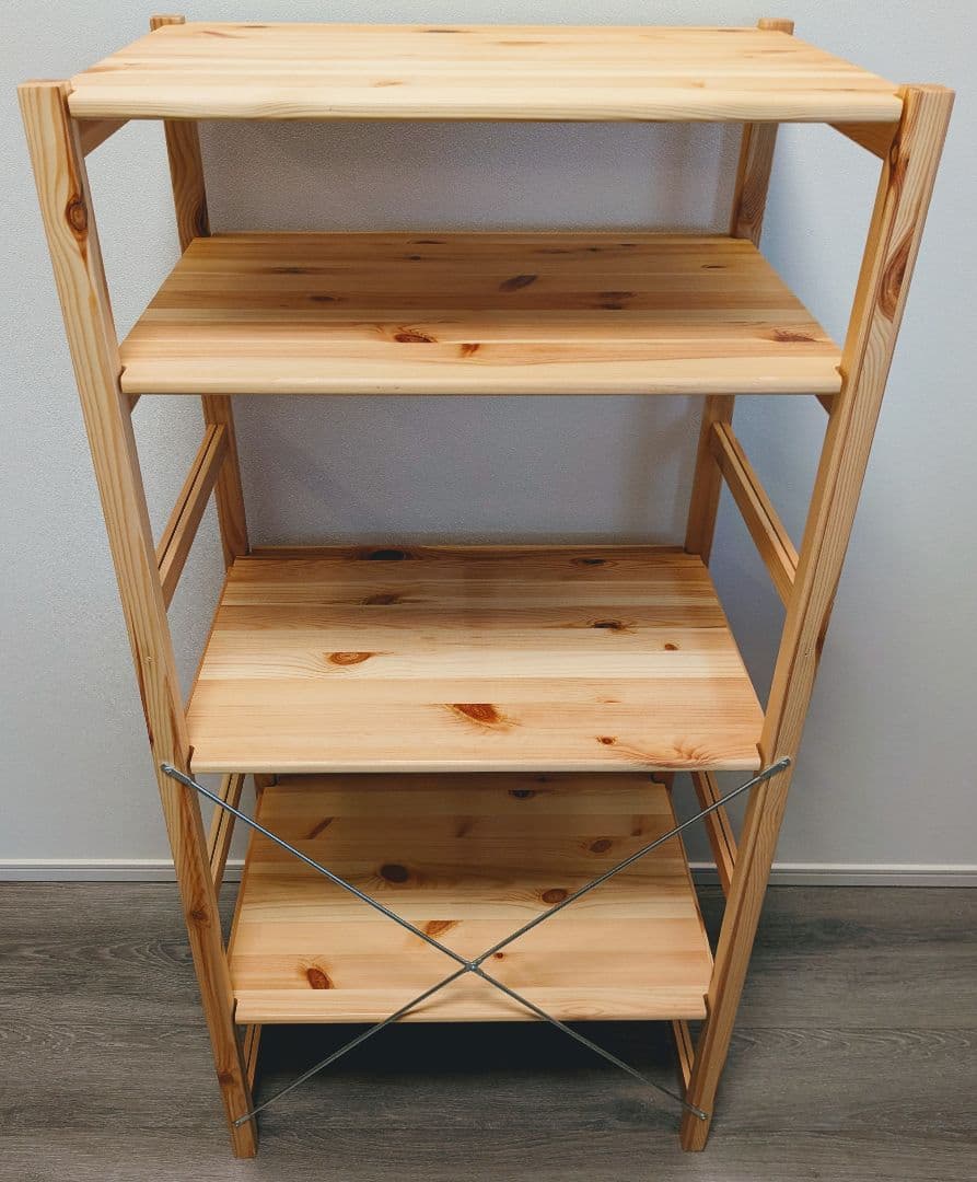 MUJI 無印良品 パイン材ユニットシェルフ 幅58cm 高さ120cm ②