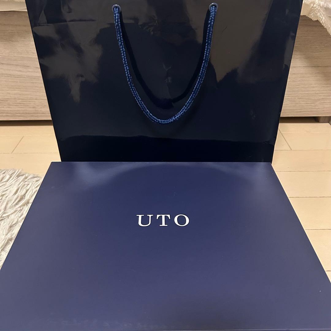 UTO カシミヤブランケット お手入れガイド付き 未使用品