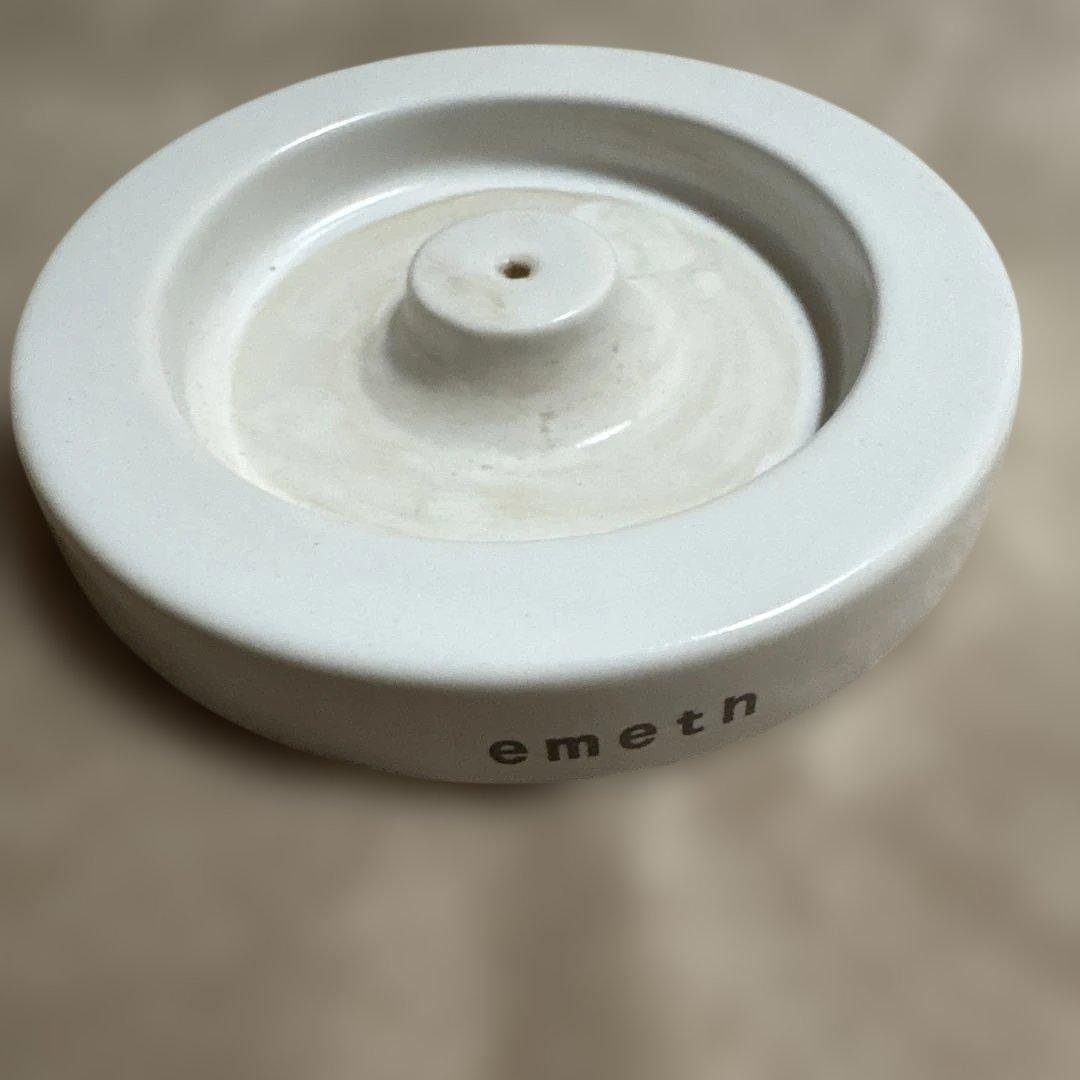 emeth×KOUSUKE SHIMIZU スカル お香立て ホワイト