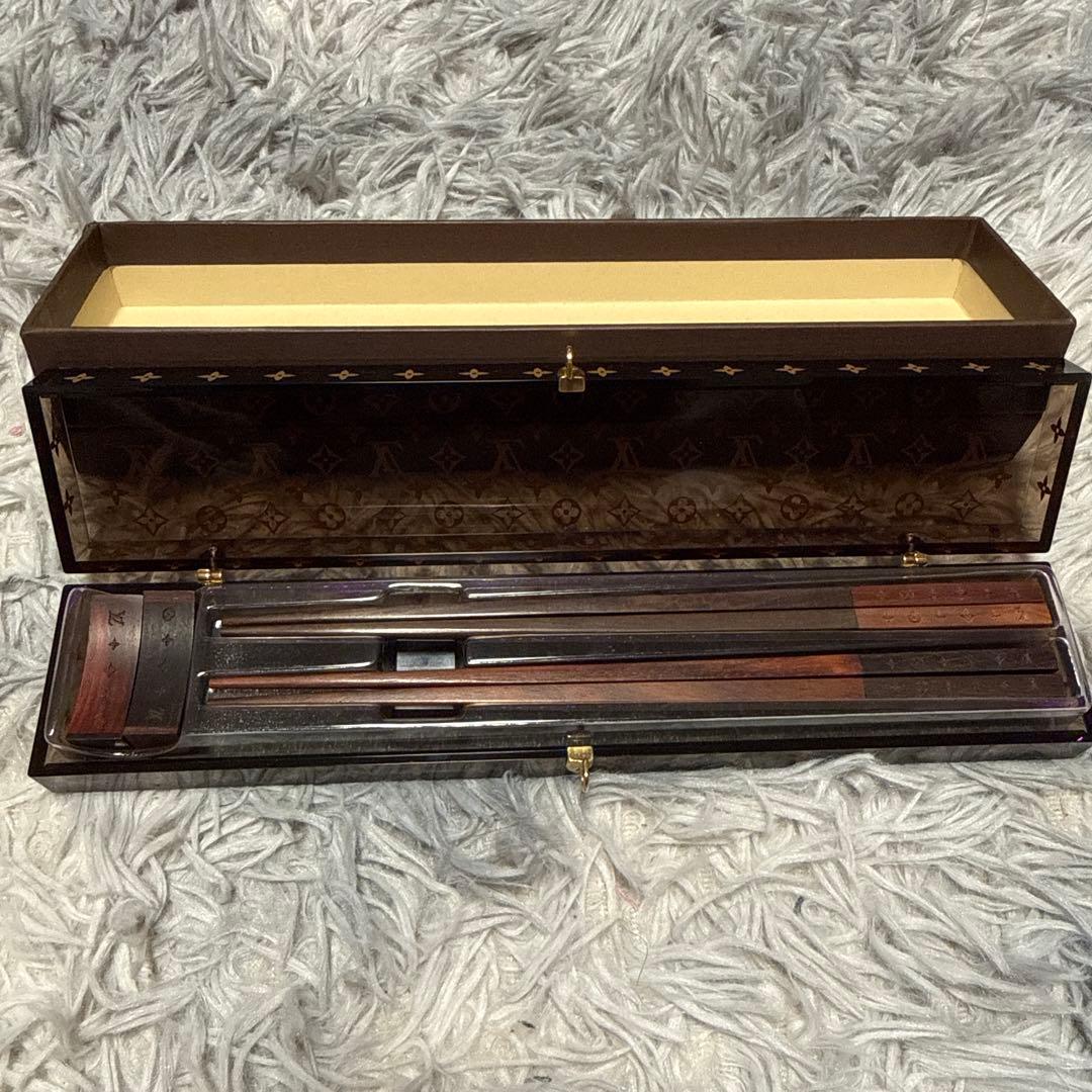 【新品未使用】ルイ・ヴィトン ジャパン 25周年記念モノグラム　箸