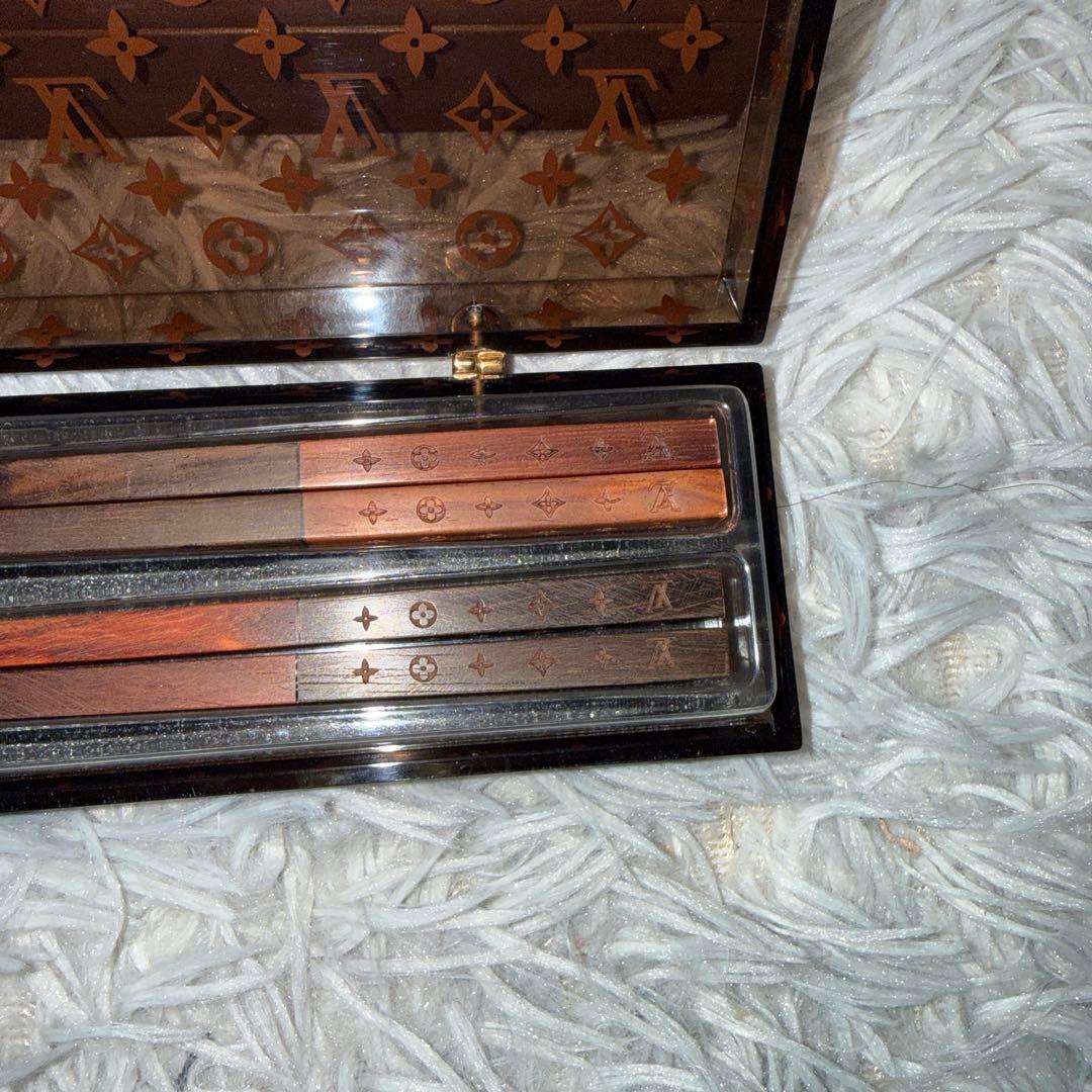 【新品未使用】ルイ・ヴィトン ジャパン 25周年記念モノグラム　箸