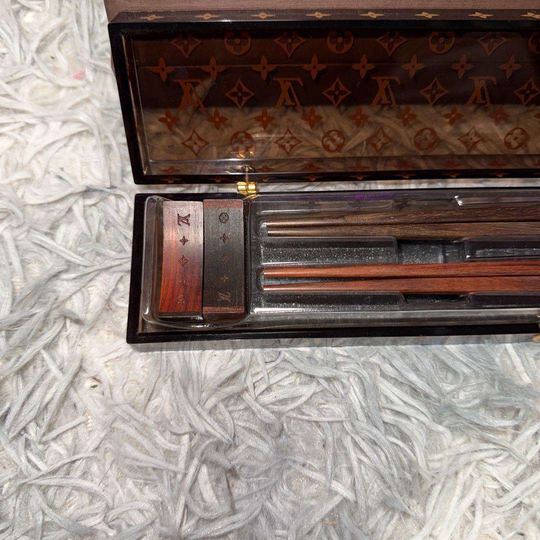 【新品未使用】ルイ・ヴィトン ジャパン 25周年記念モノグラム　箸