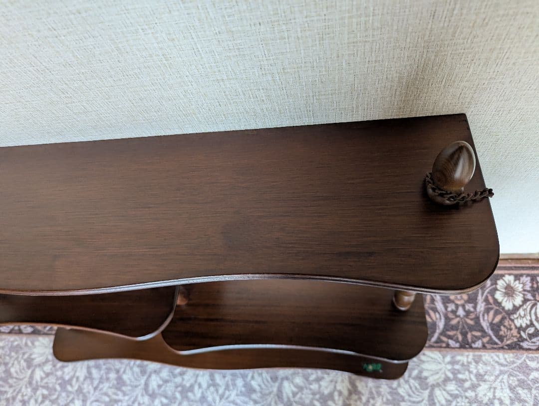 ナジコ 壁掛けシェルフ ミッドセンチュリー木製　壁掛け 古家具 飾り棚