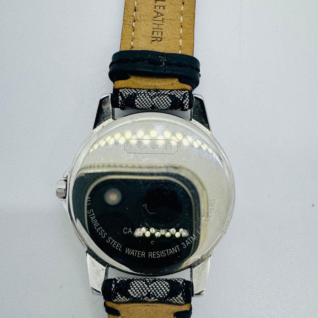 ✨COACH✨コーチ✨シグネチャー柄✨ホワイト文字盤✨レディース✨腕時計✨