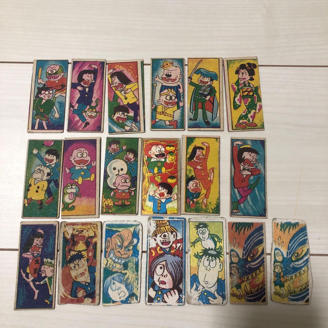 昭和レトロ 角メンコ 面子 昭和の漫画等 19枚セット - メルカリ