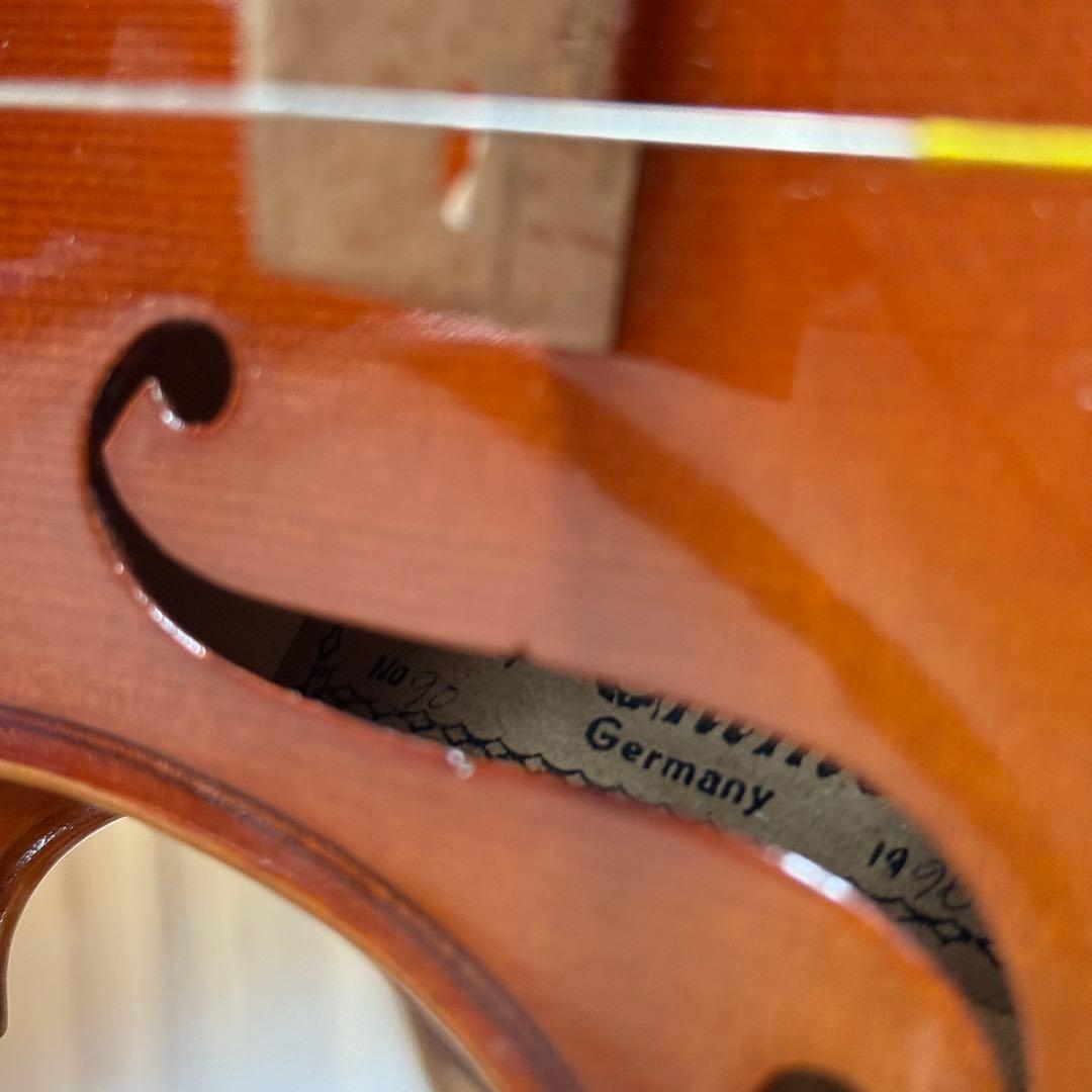 K.Shimora バイオリン No.90 4/4 1996年 ドイツ製 虎杢
