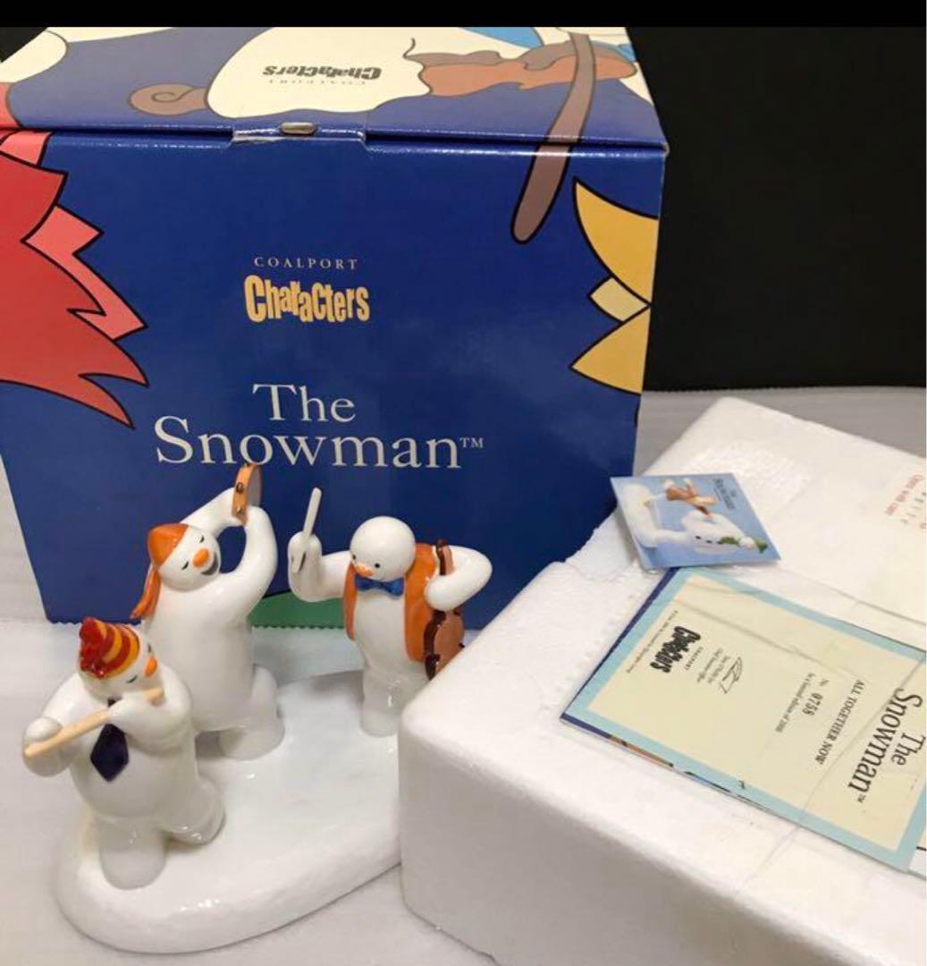 ☆未使用美品 コールポート スノーマン 限定フィギュリン CharaCters