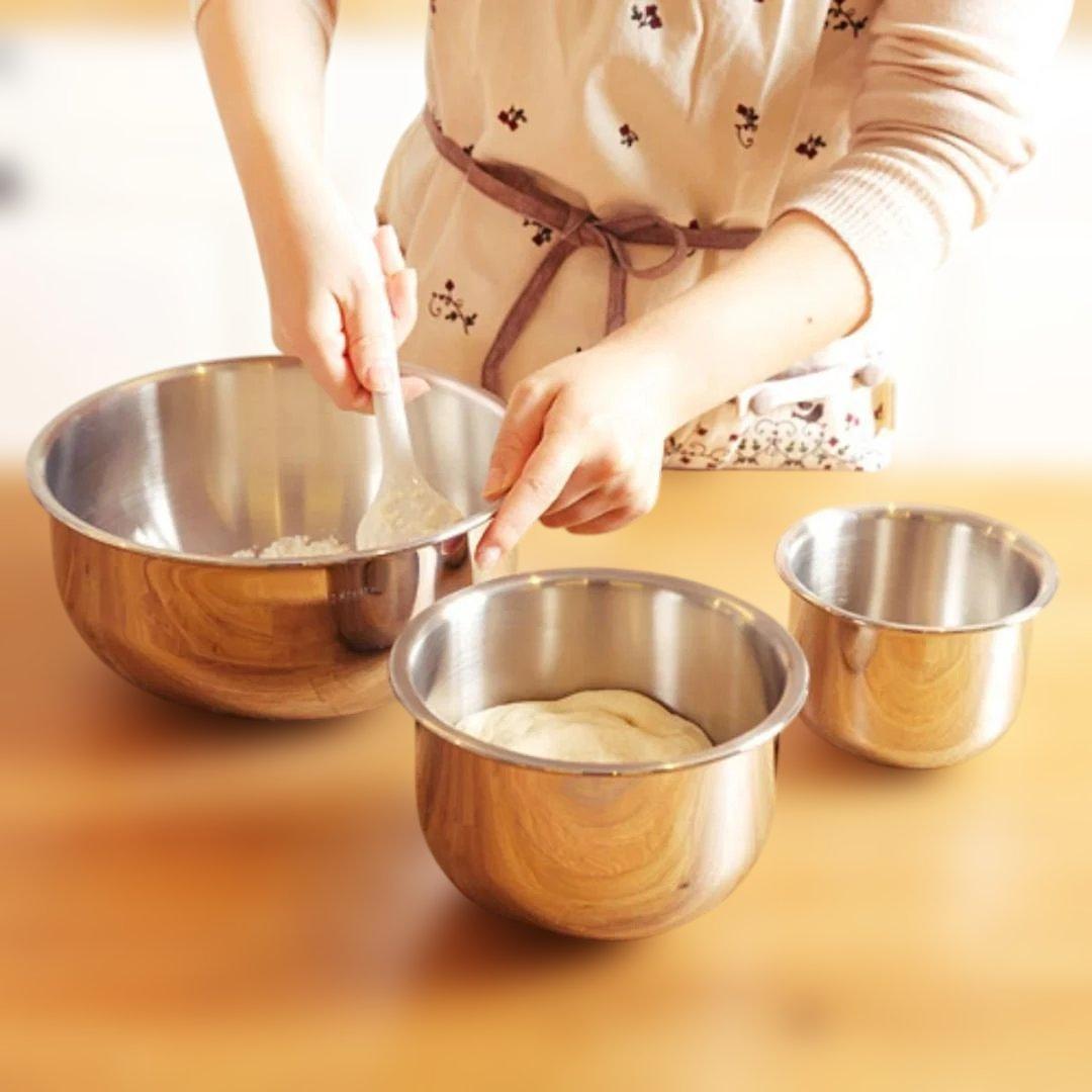 【未開封♥即発送】ABCクッキング オリジナルボウル 3点セット ステンレス