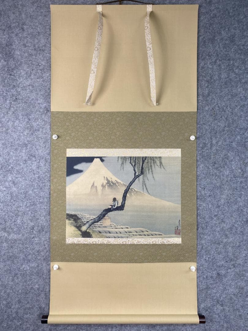 D*d様 葛飾北斎【複製】富嶽図 浮世絵 フリーア美術館75周年記念 掛軸240