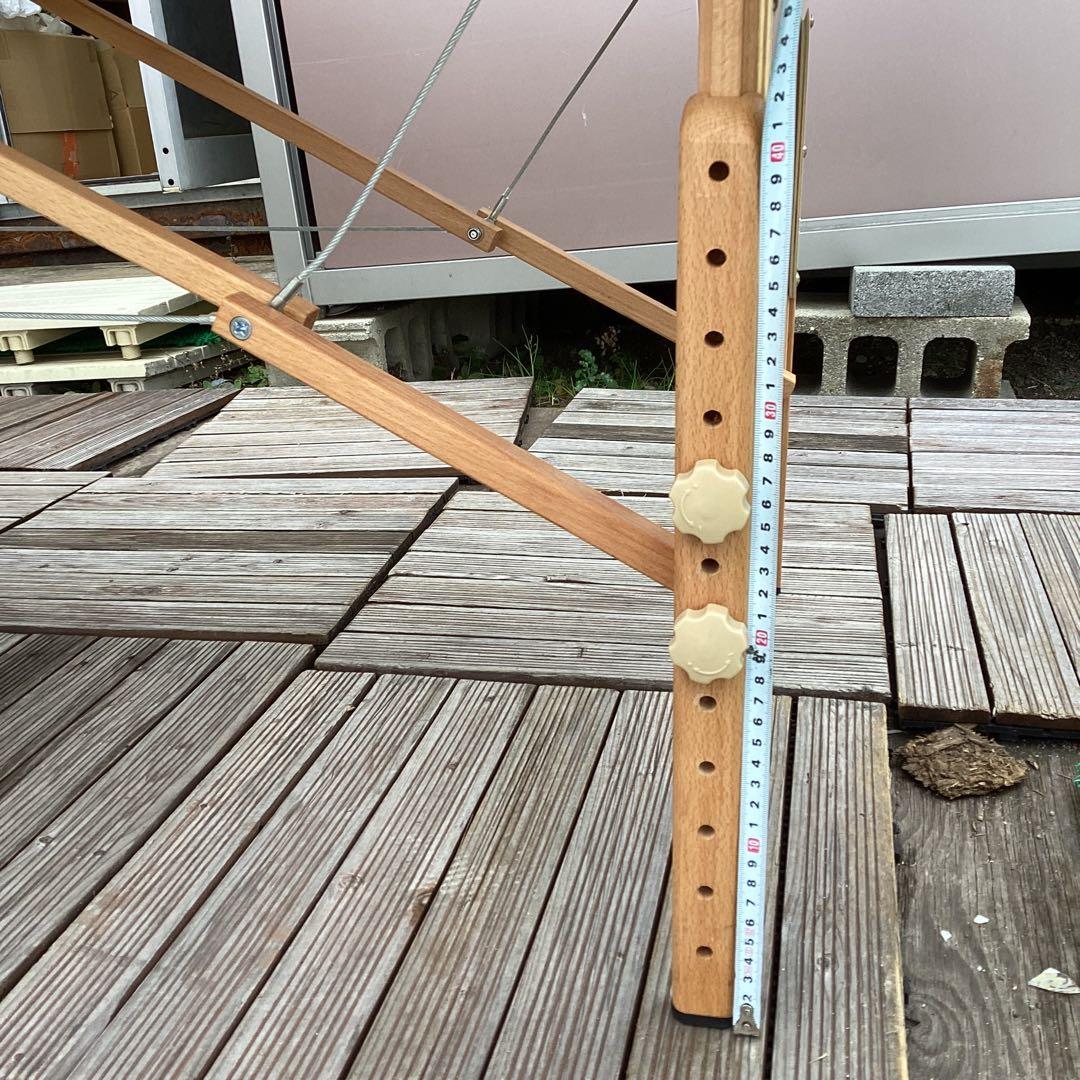 木製フレーム　折りたたみ　ベッド　収納袋付き　ピンク　World JB（F32