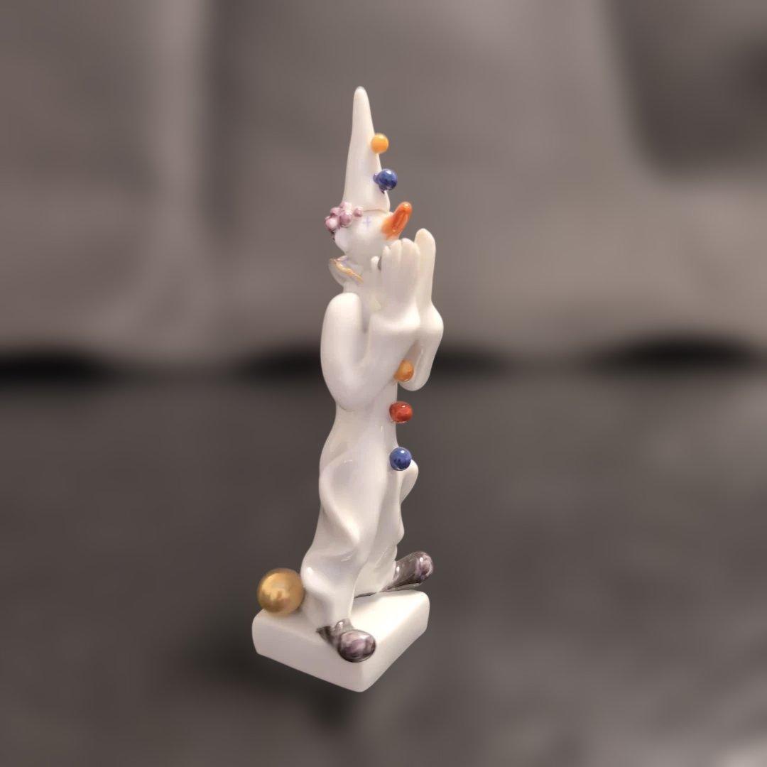 マイセンのクラウンハーモニカ、ピエロです。