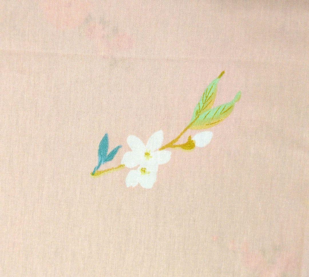 新品★ブルーにピンクの薔薇ブーケ綿100%シングル掛け布団カバー1枚枕カバー2枚