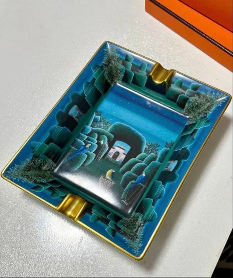 未使用 HERMES エルメス 灰皿 アッシュトレイ インテリア コレクション