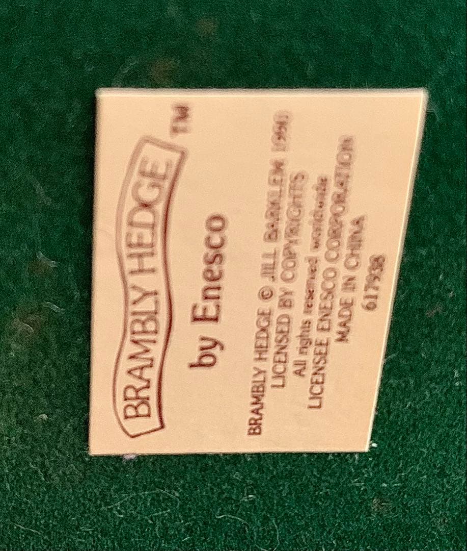 ブランブリーヘッジ 二段ベッド フィギュリン ボーダーファインアーツ