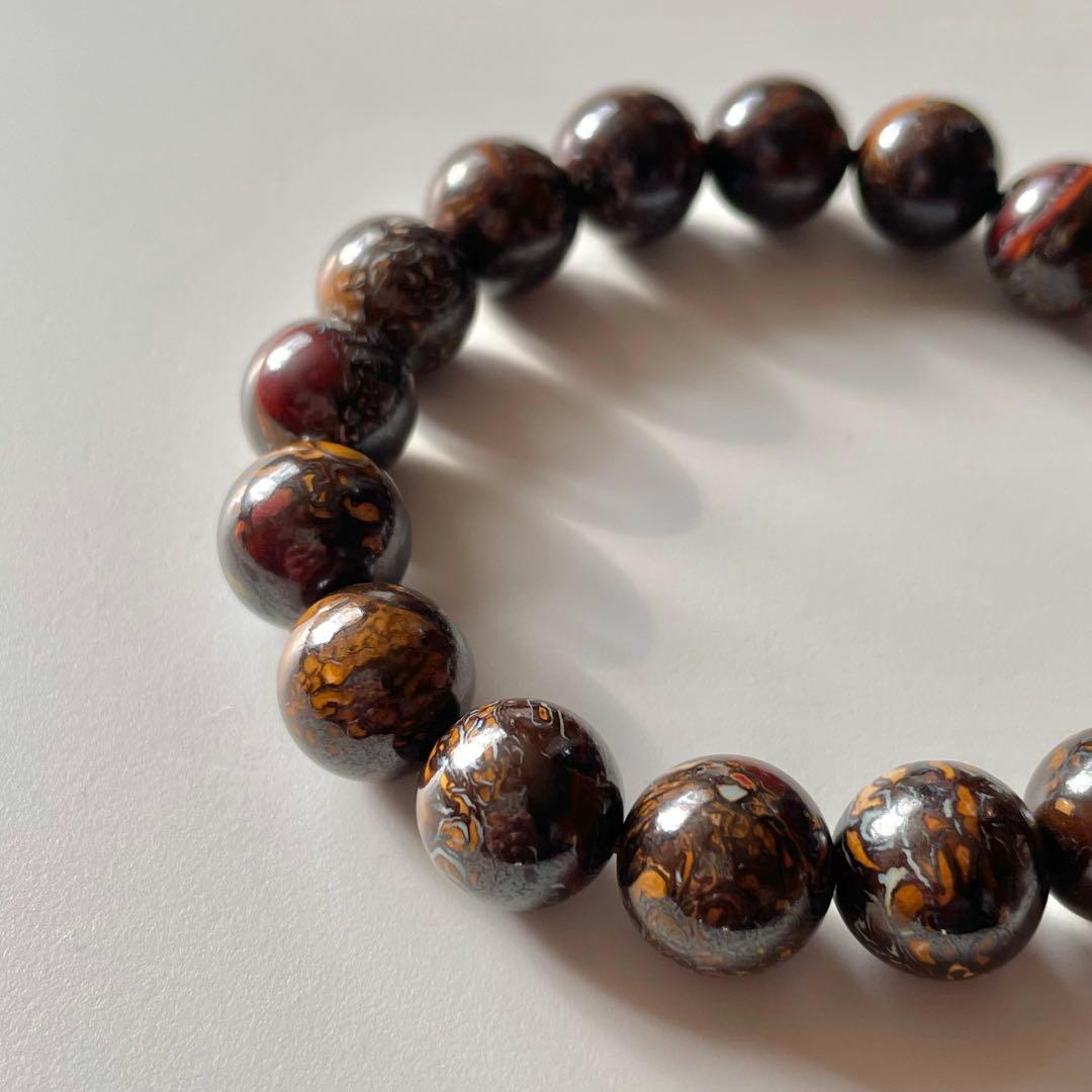 【天然石ブレスレット】ボルダーオパール