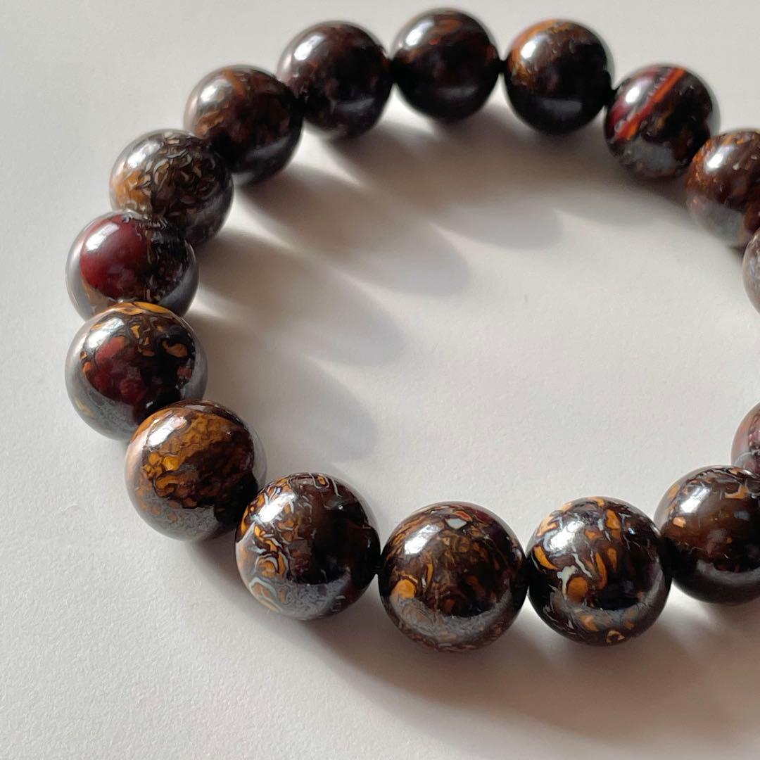 【天然石ブレスレット】ボルダーオパール