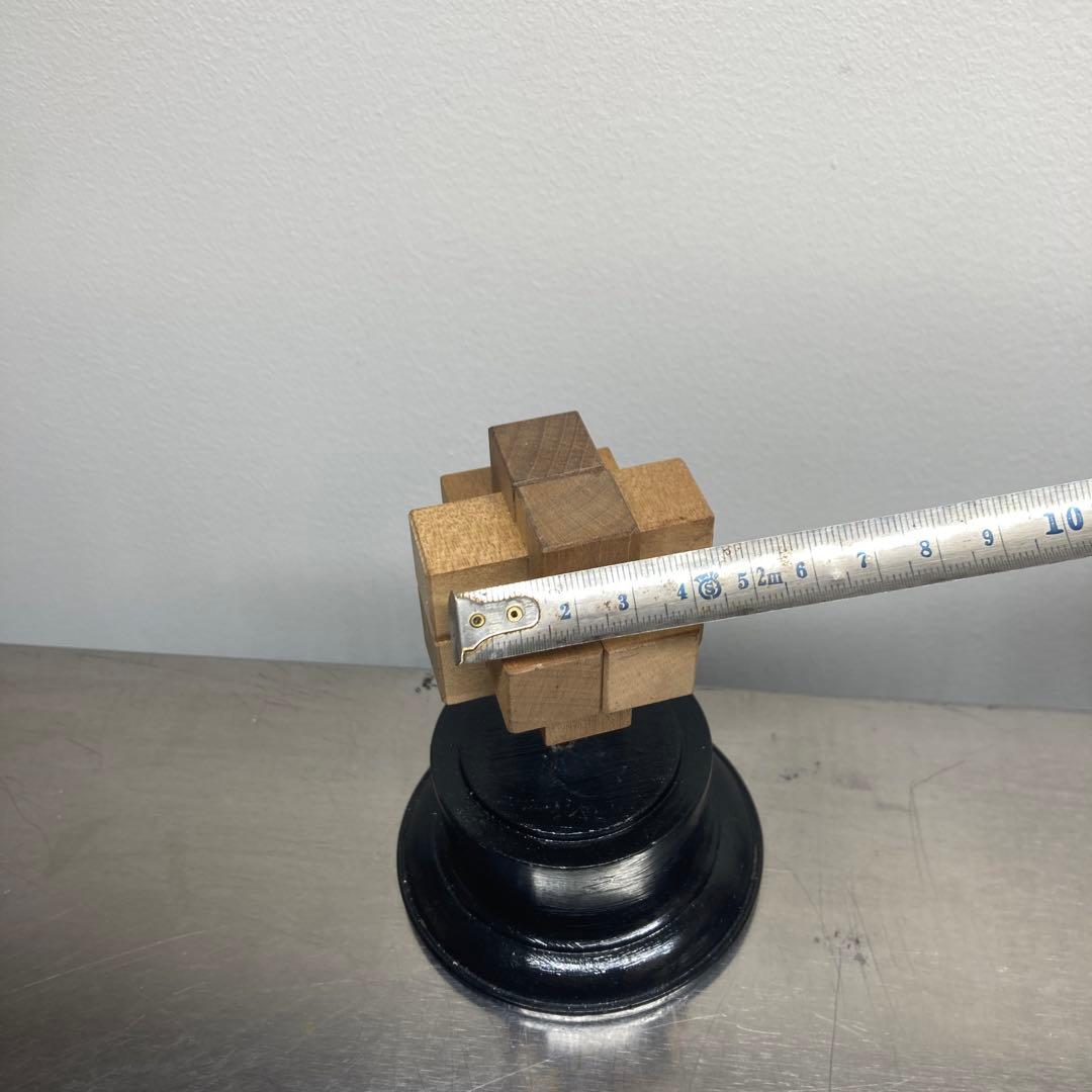 組み木オブジェ　ビンテージ　柳宗理アンティーク　理科