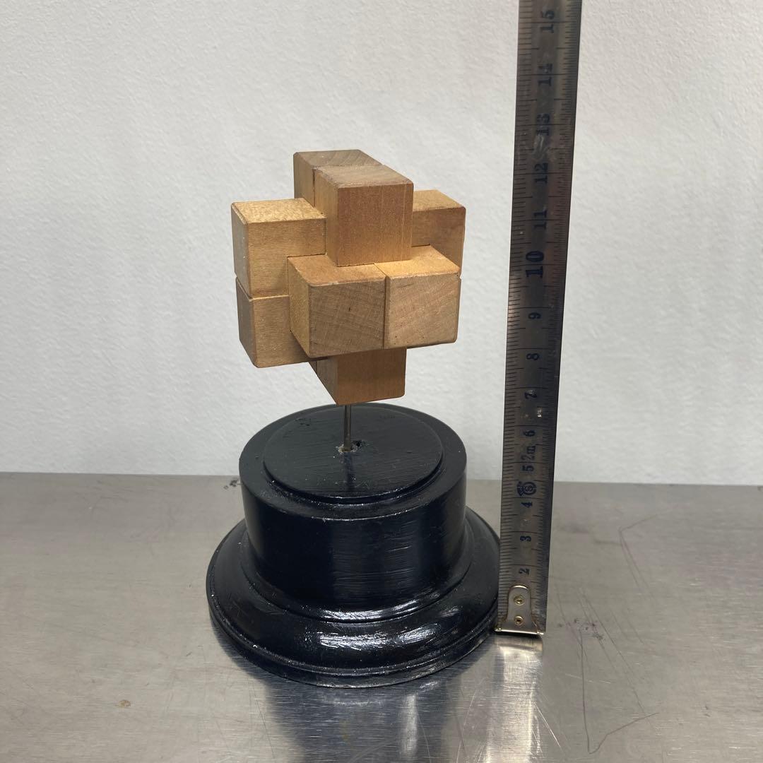 組み木オブジェ　ビンテージ　柳宗理アンティーク　理科