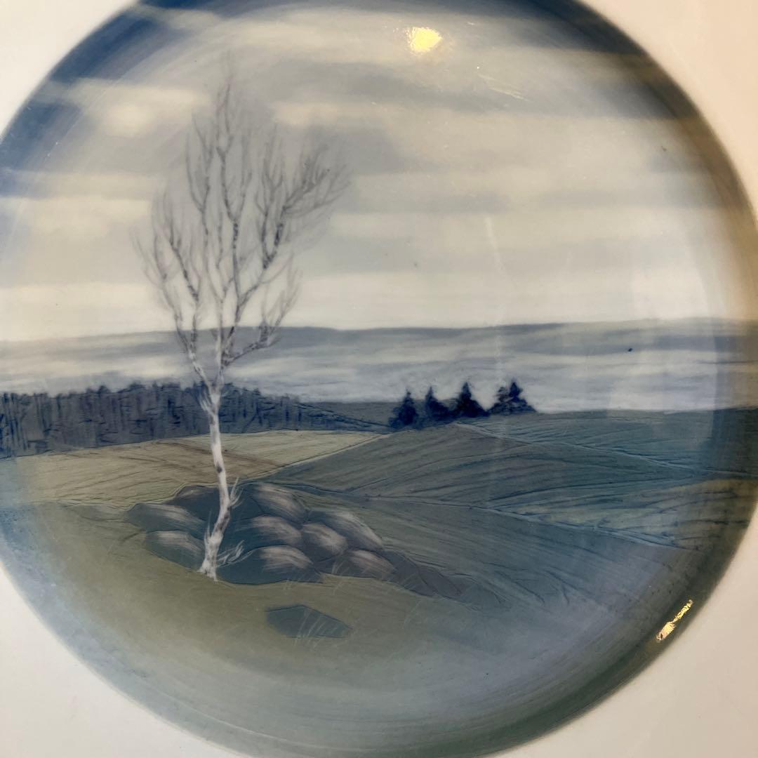 ドイツローゼンタール　ユーゲントシュティール　風景画プレート