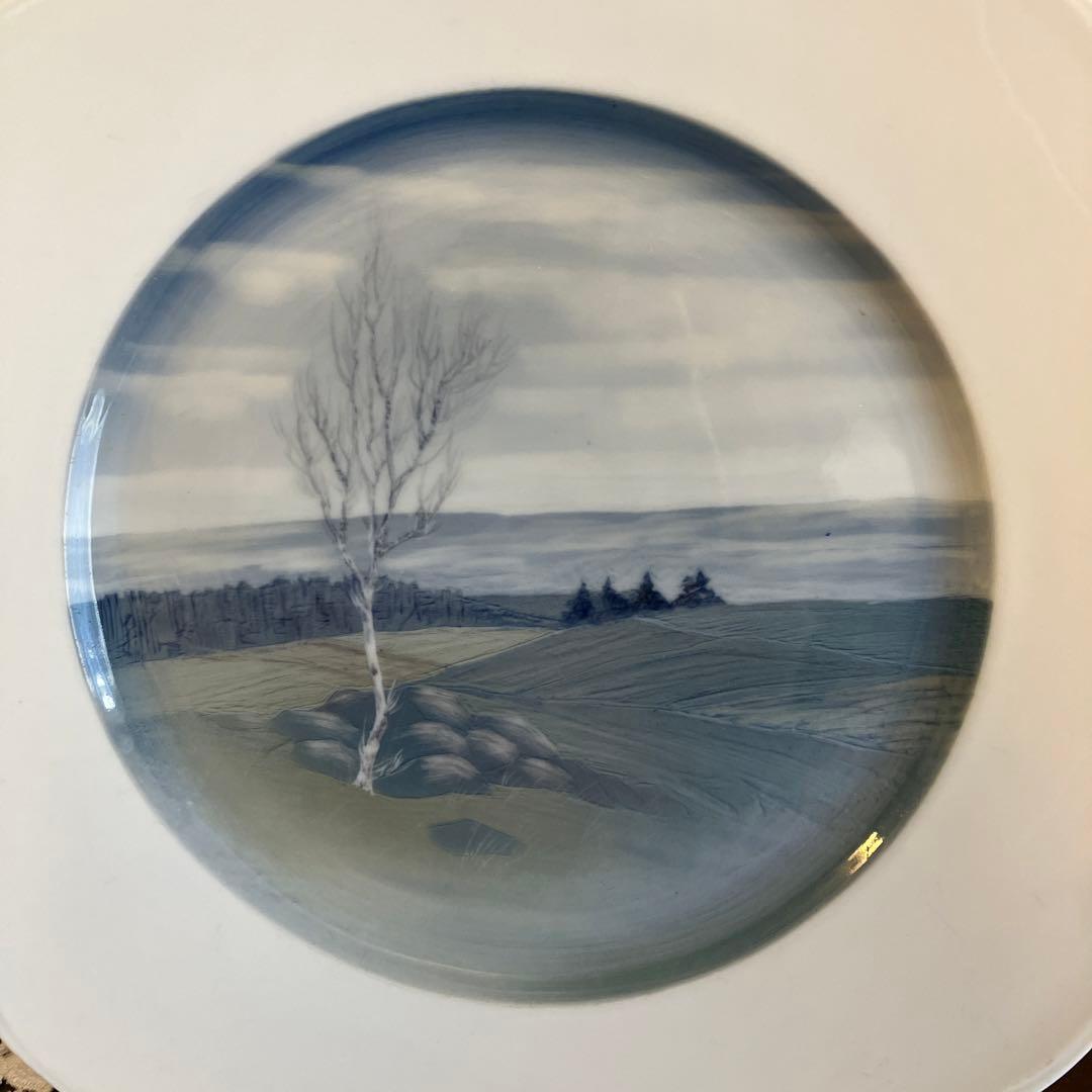 ドイツローゼンタール　ユーゲントシュティール　風景画プレート