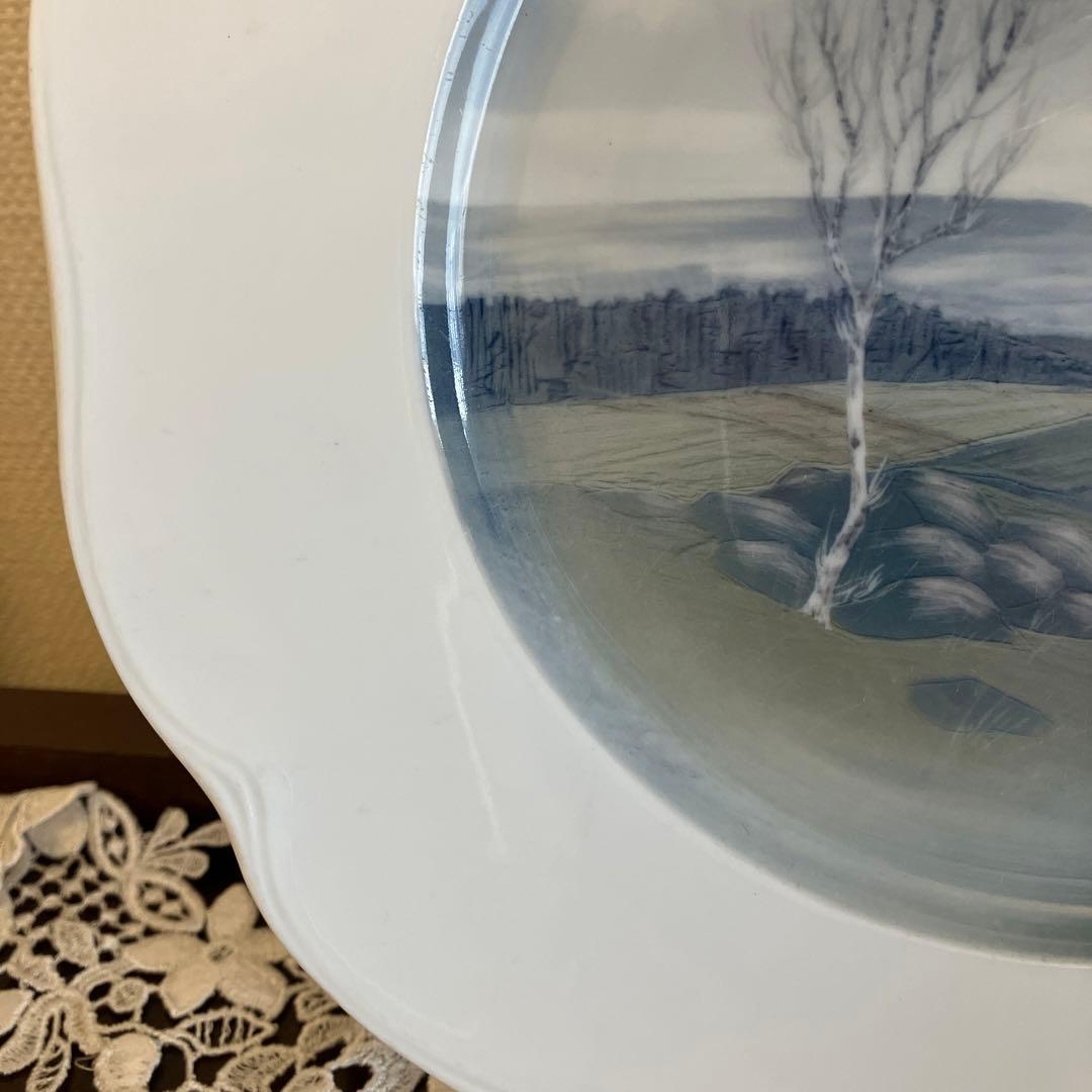 ドイツローゼンタール　ユーゲントシュティール　風景画プレート