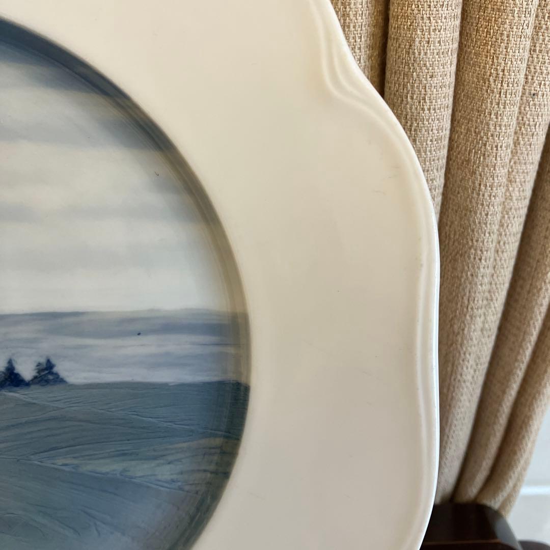 ドイツローゼンタール　ユーゲントシュティール　風景画プレート