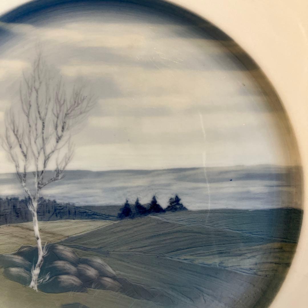 ドイツローゼンタール　ユーゲントシュティール　風景画プレート