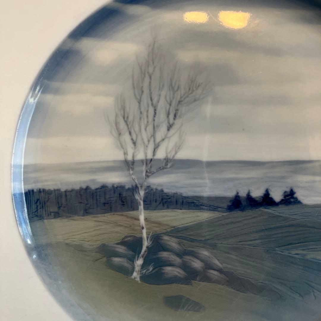 ドイツローゼンタール　ユーゲントシュティール　風景画プレート