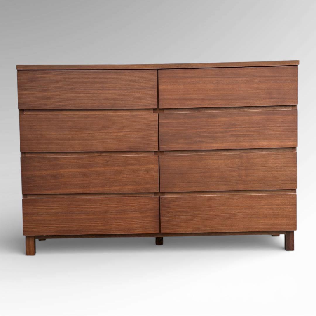 週末セール】美品 無印良品 チェスト ワイド 4段 足付き