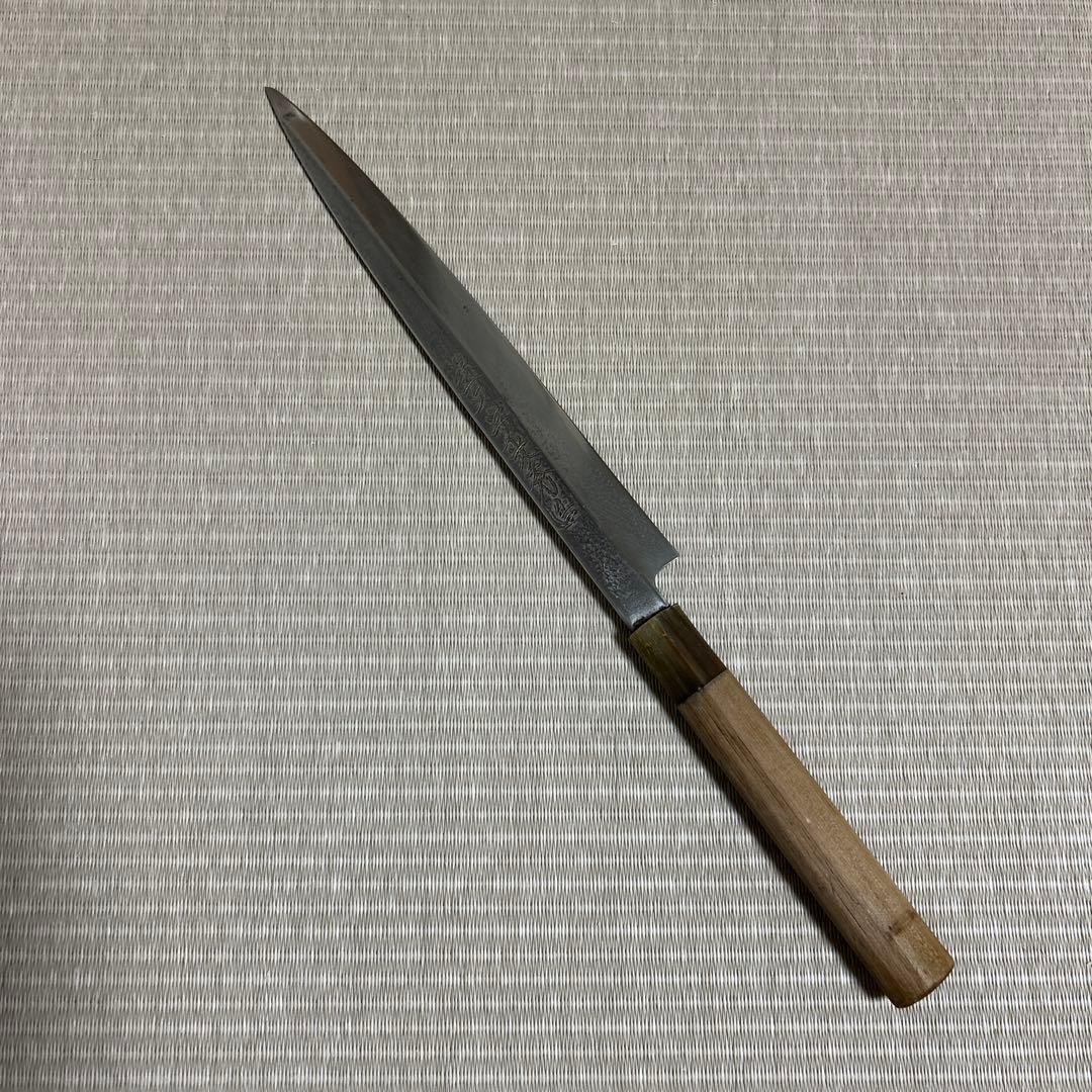 柳刃　包丁　和包丁　白鋼　霞　堺一文字光秀