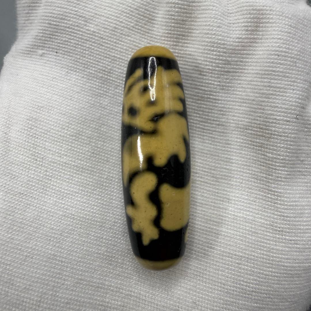 L066 神龍天珠希少天珠瑪瑙茶珠開運魔除け - メルカリ