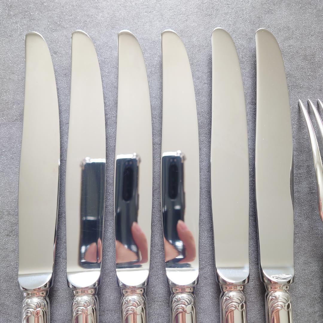 美品 クリストフル マルリー テーブルナイフ テーブルフォーク 12点